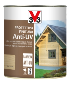 PROTETTIVO E FINITURA A SOLVENTE ANTI UV, INCOLORE - 0,75 LITRI